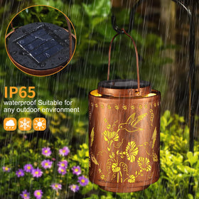 Tepaken solar lantern emits a soft, warm glow for night-safe paths.