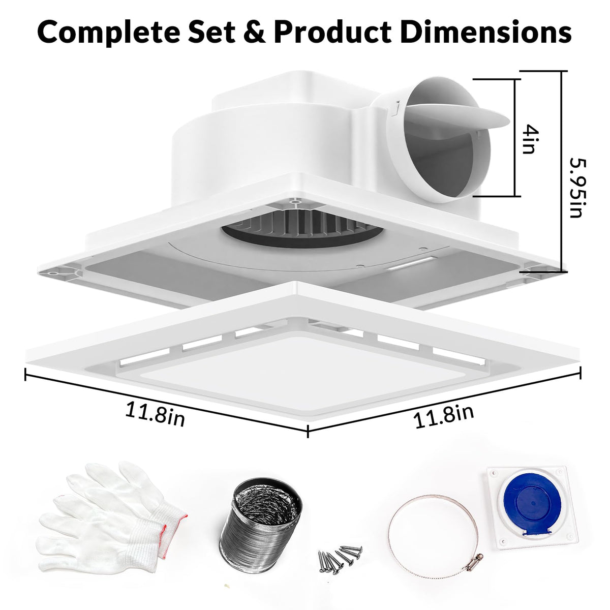 TEPU flexible control lets you operate fan and light independently or together