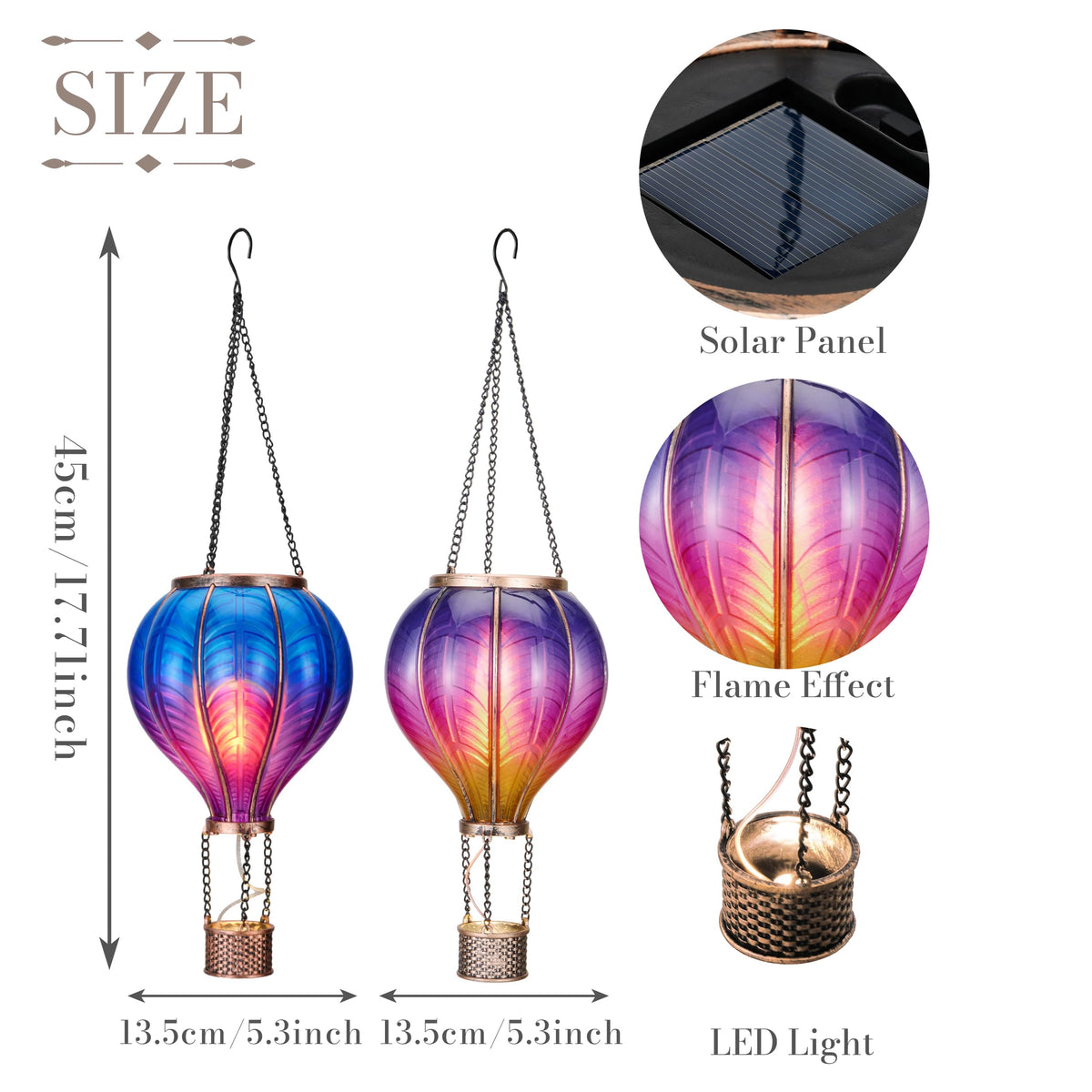 Teresa's Collections flickering flame effect adds candlelike ambiance outdoor