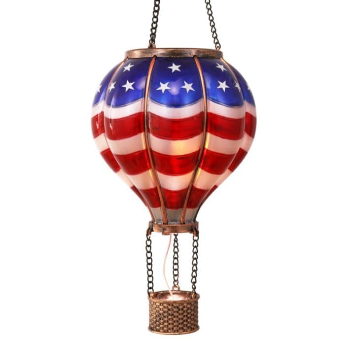 TERESA'S COLLECTIONS hanging lantern ideal for gardens, patios, and trees with easy outdoor placement.