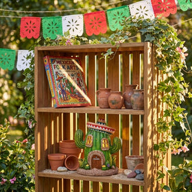 Teresa's Collections front-yard accent brings Cinco de Mayo charm to porches.