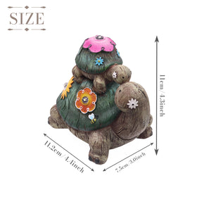Teresa's Collections patio-friendly turtle sculpture fits balconies, stairs, or poolside spaces.