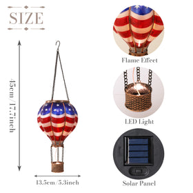TERESA'S COLLECTIONS patriotic garden decor enhances outdoor celebrations with warm, inviting illumination.