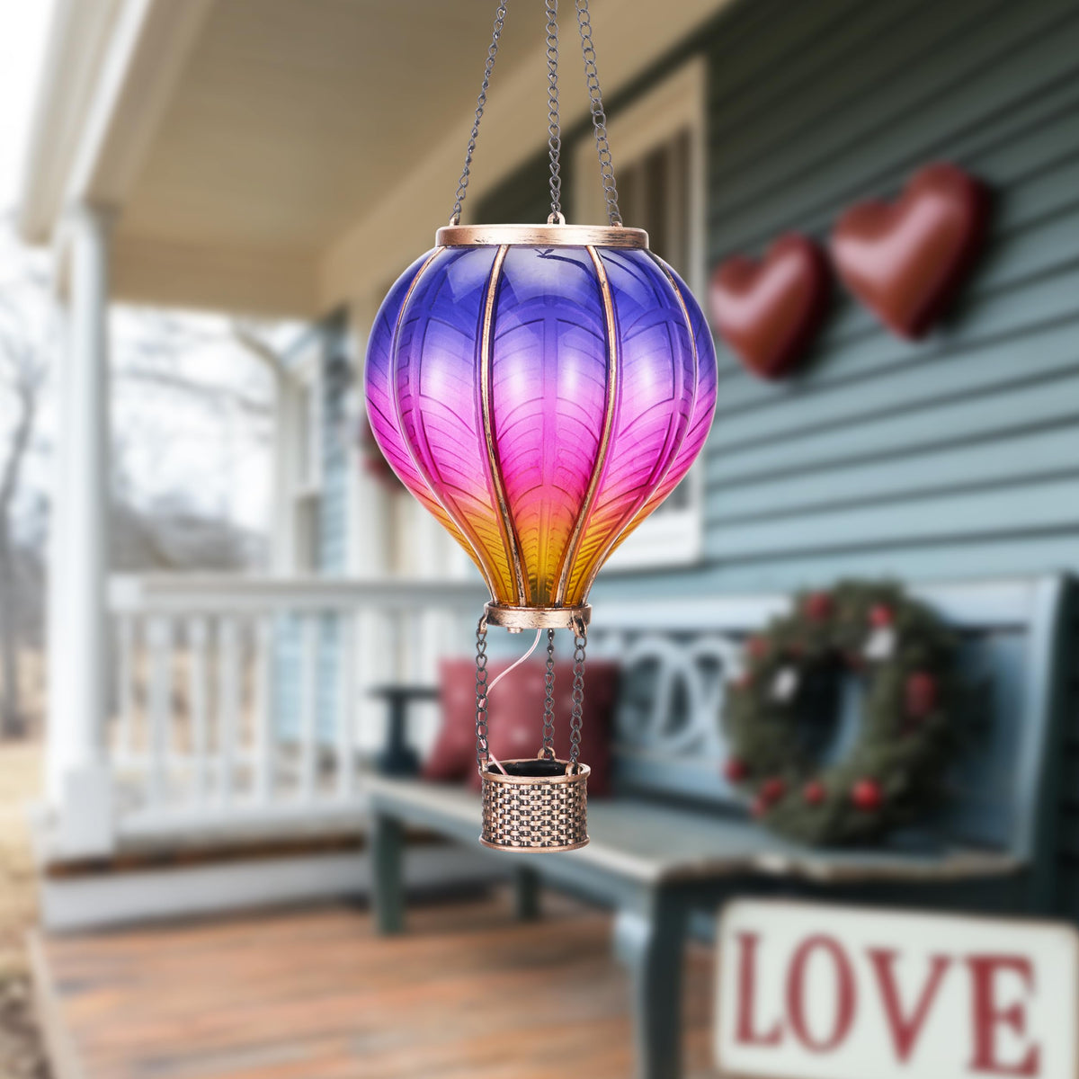 TERESA'S COLLECTIONS purple and pink lantern adds color to trees and yard parties