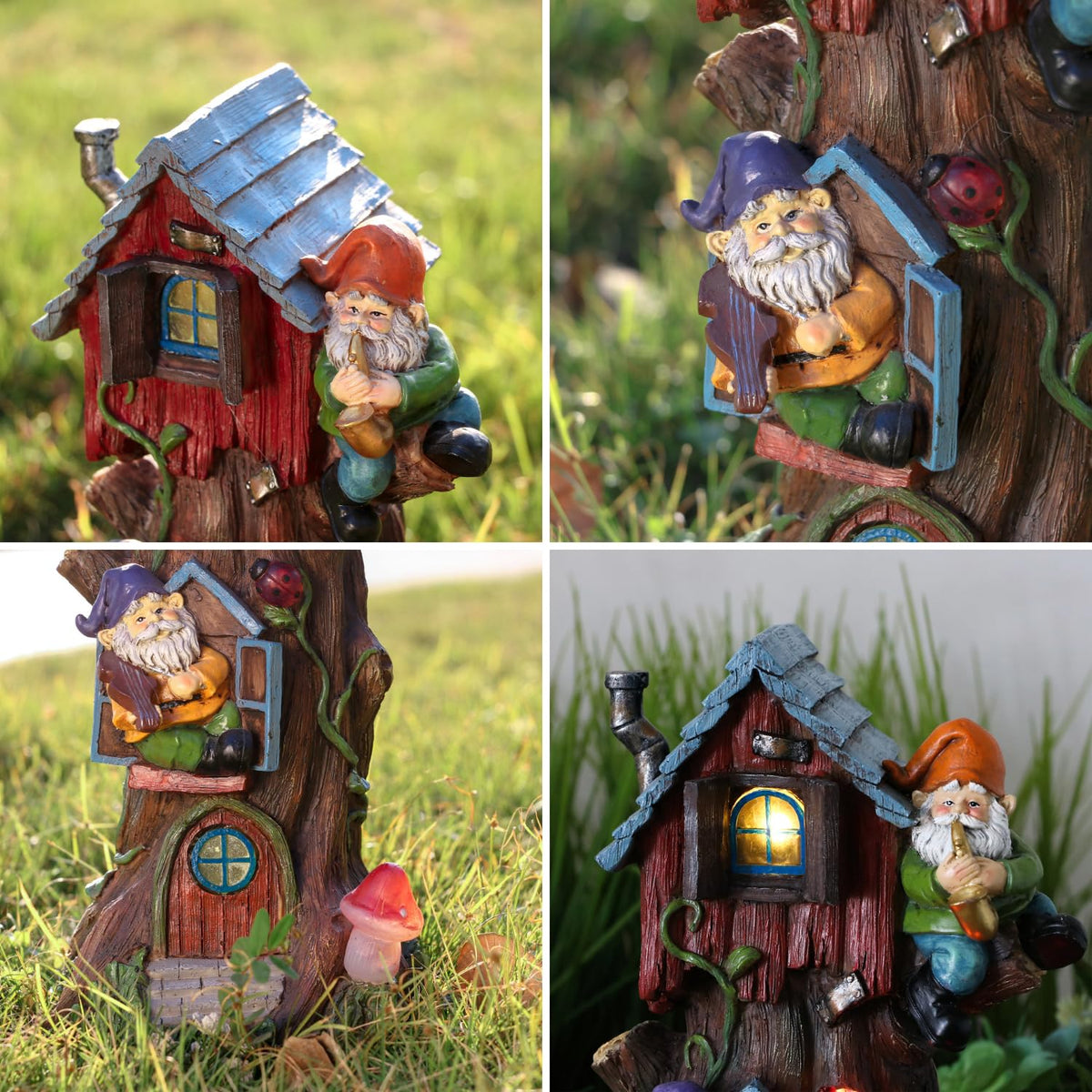 Teresa's Collections resin garden statue shows weather-resistant craftsmanship for outdoor durability