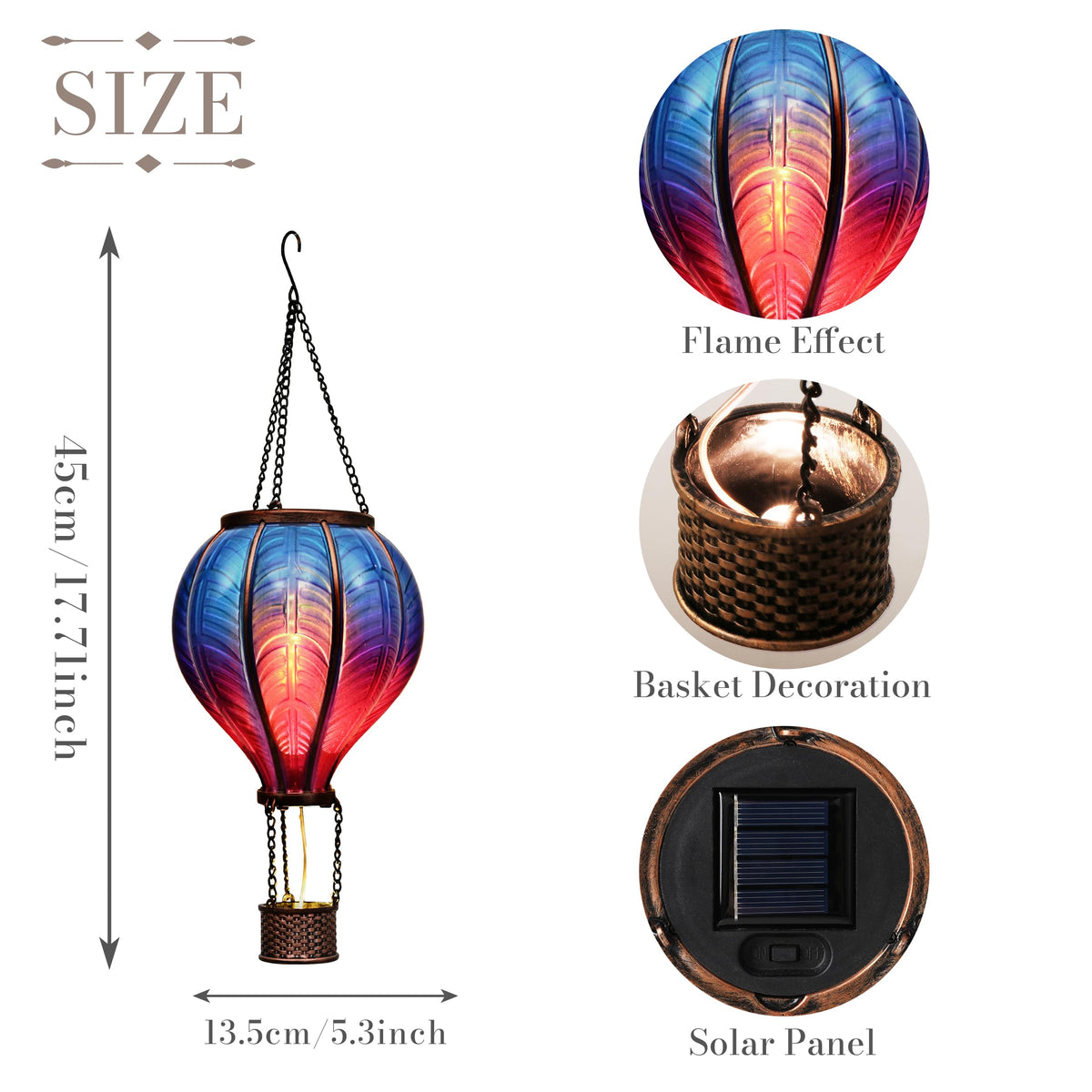 Lantern decor for trees and pergolas creating warm ambience