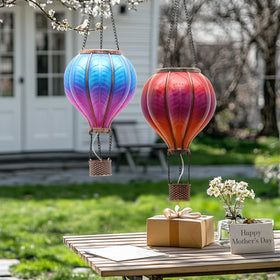 TERESA'S COLLECTIONS waterproof hanging lantern withstands rain and wind while providing soft illumination