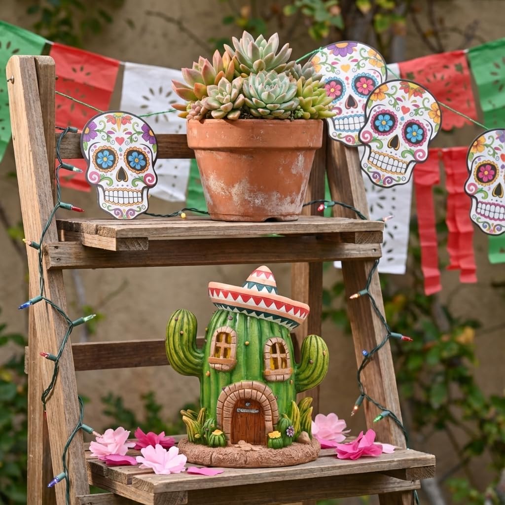 Teresa's Collections weather-resistant resin statue endures sun and rain while keeping whimsy alive.