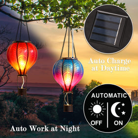 TERESA'S COLLECTIONS 18-inch balloon lantern hanging from trees brightens patios and porches