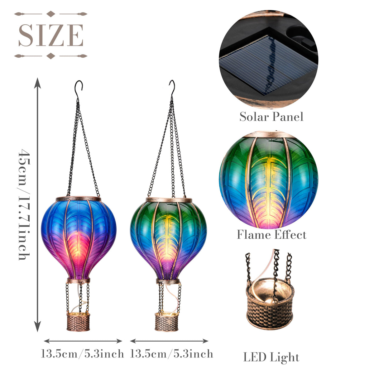 TERESA'S COLLECTIONS 18-inch lanterns hang on trees for festive outdoor gatherings