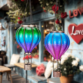 TERESA'S COLLECTIONS waterproof solar lanterns illuminate pathways and lawns