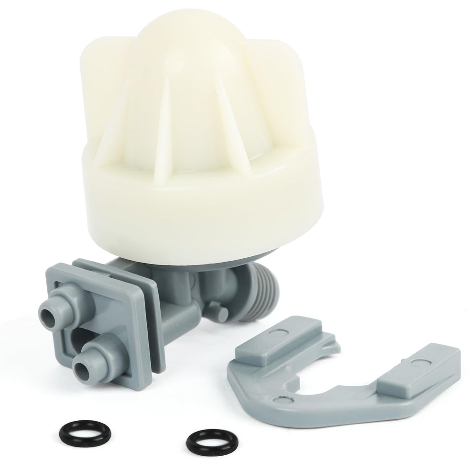 TERGTIRY water softener nozzle venturi assembly close-up showing durable build.