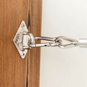 TERMATH mounting hardware for walls and ceilings supports heavy items with stainless steel