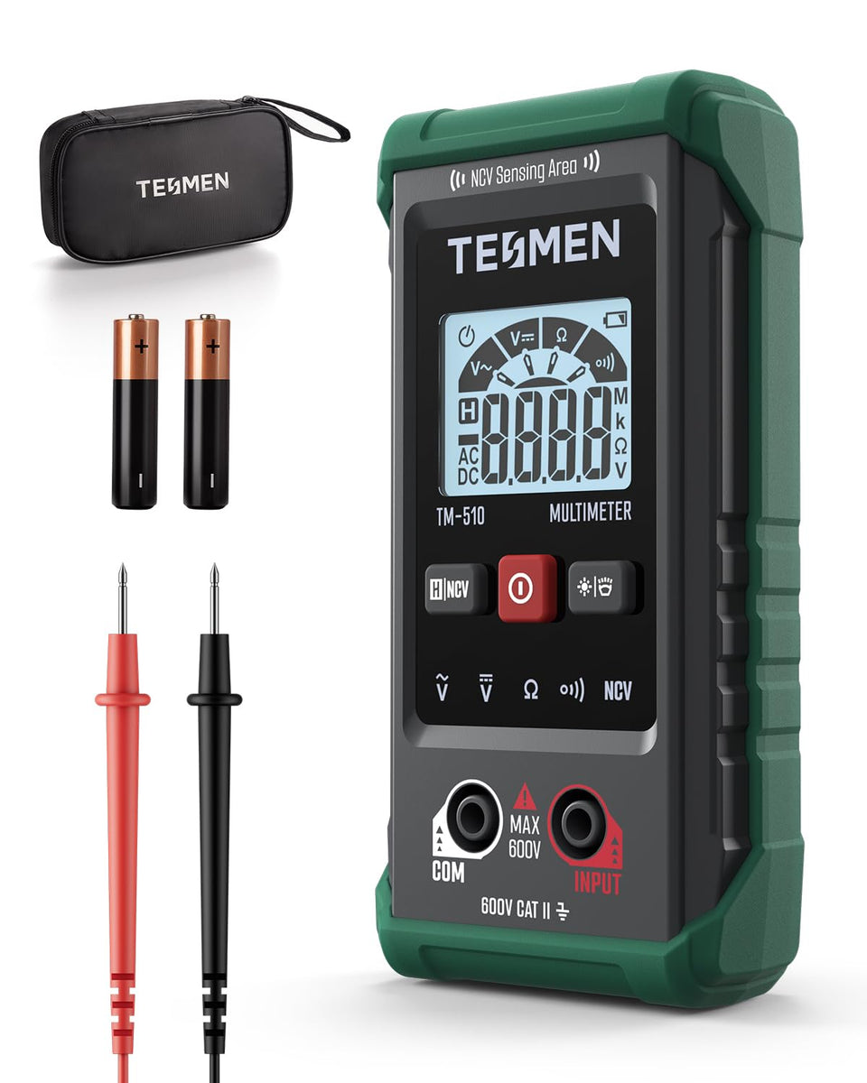 TESMEN TM-510 auto mode display enables fast, accurate measurements.