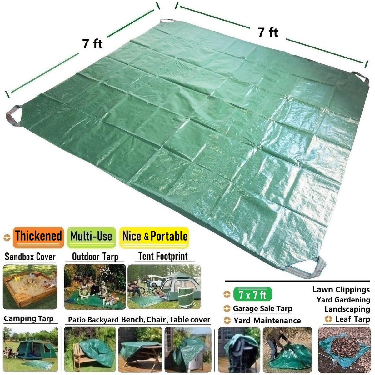 Tespher patio firepit tarp shields seating and keeps surfaces dry