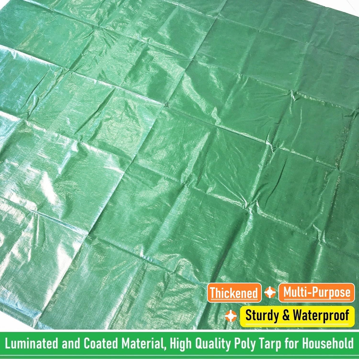 Tespher tent footprint tarp 7x7 ft provides a compact base