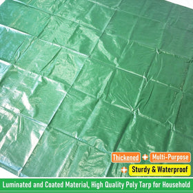 Tespher tent footprint tarp 7x7 ft provides a compact base