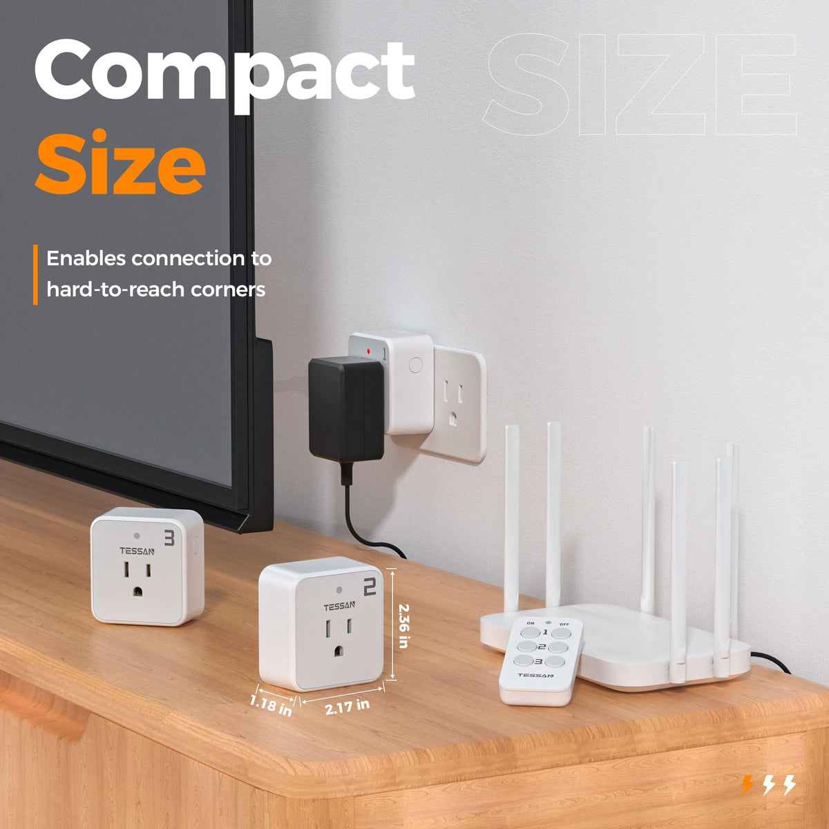 TESSAN after-power-outage feature keeps outlets off for safety