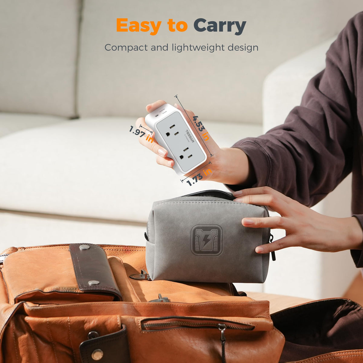 TESSAN surge protection in dorm rooms keeps devices safe.