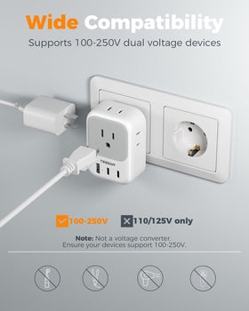 TESSAN European compatibility supports many destinations for worry-free trips