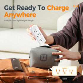 TESSAN flat wall plug adapter suits kitchen and living areas.
