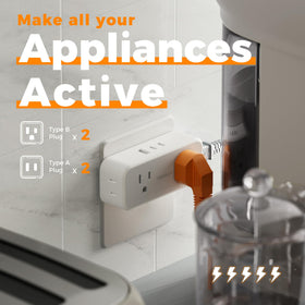 TESSAN compatible with GFCI and standard receptacles for flexible installation.