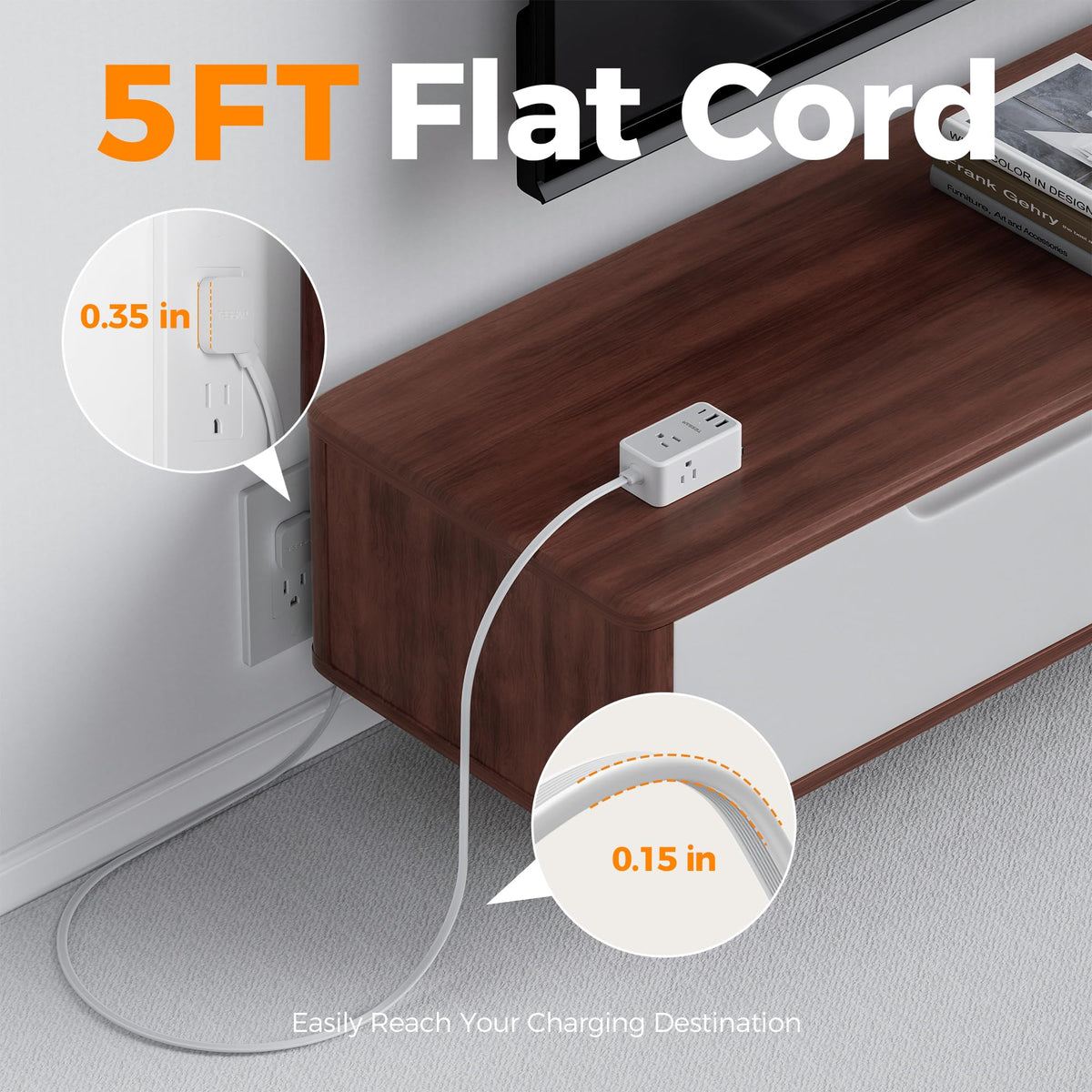 TESSAN retractable USB-C cable enables tidy desk setups for on-the-go charging