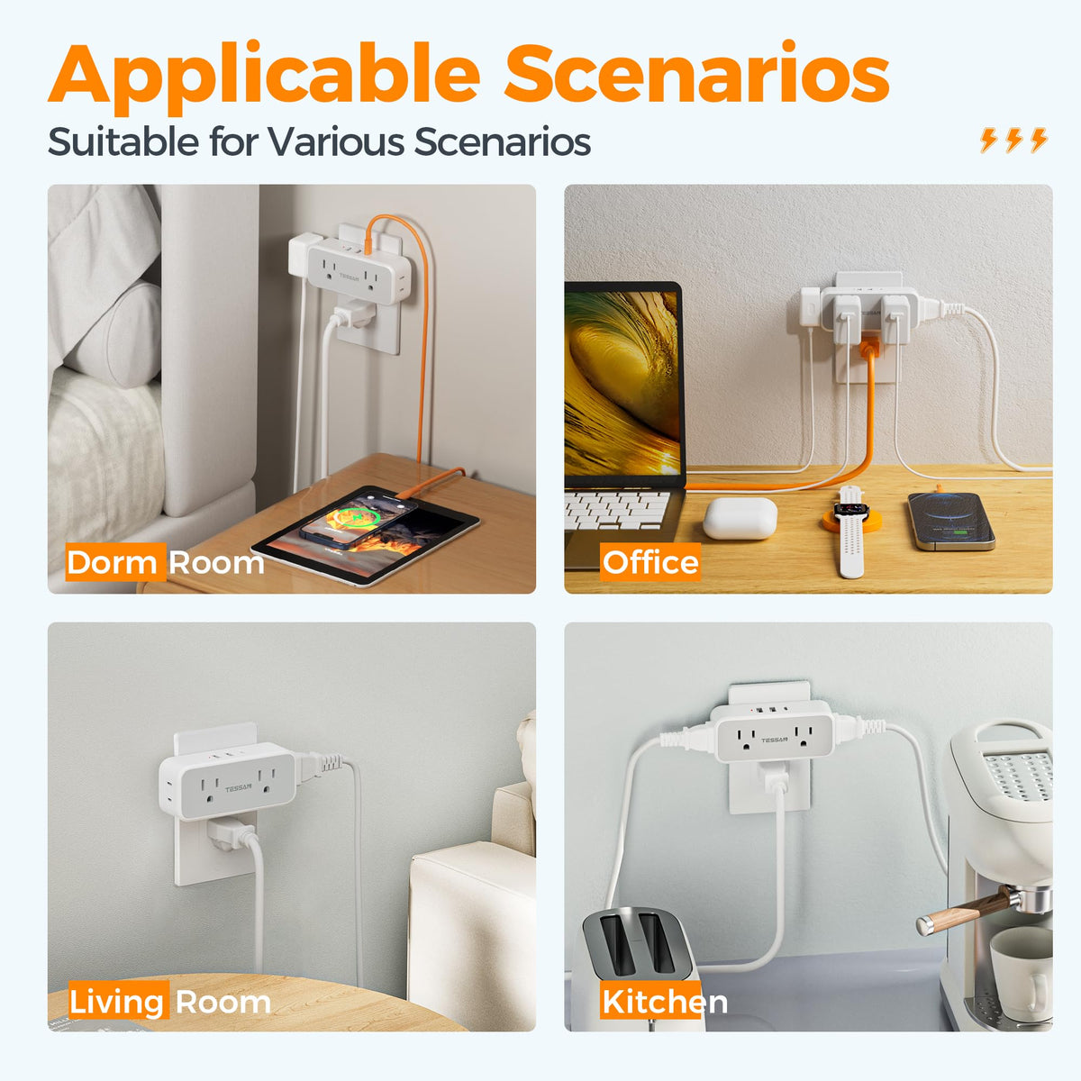 7-in-1 functionality replaces several adapters in one compact unit.