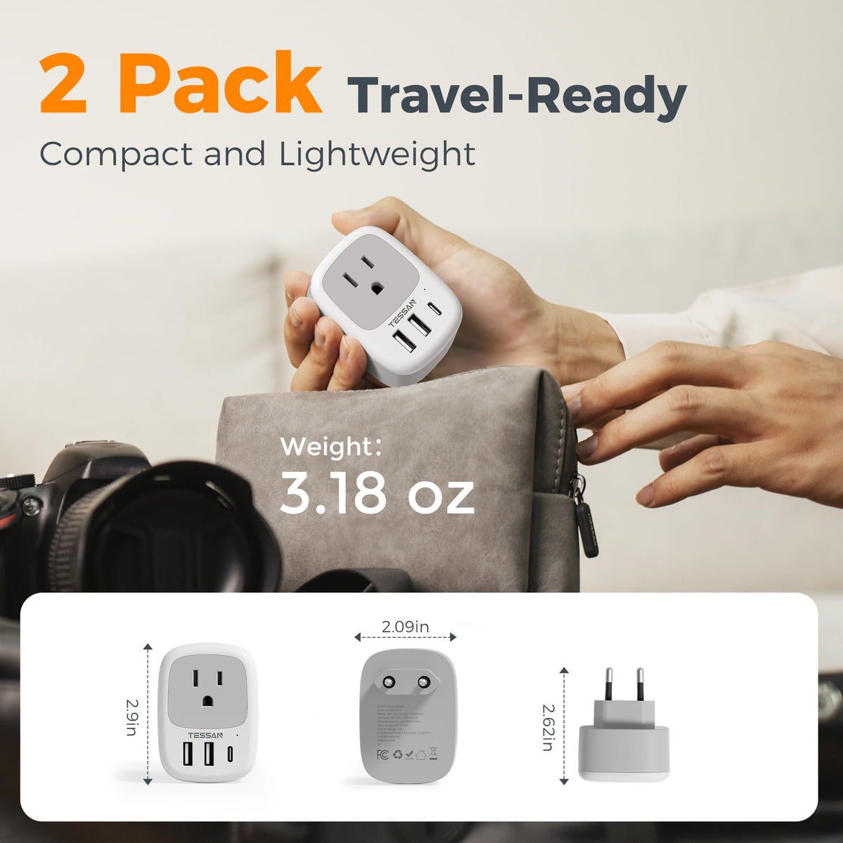 Ideal for travelers, business trips, and dorm rooms