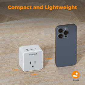TESSAN supports 100-250V devices for versatile use.