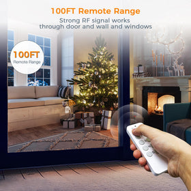 TESSAN two remotes included provide flexible control from sofa or bed.
