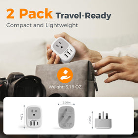 TESSAN UK adapter cruise-ready and travel-friendly in a compact size.