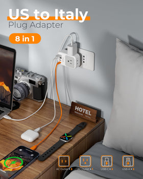TESSAN PD 20W USB-C port delivering fast charging on demand.