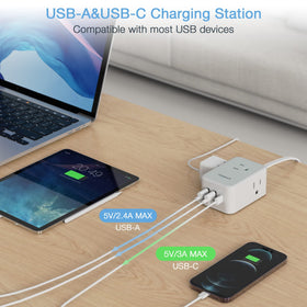 TESSAN USB-C port enabling fast charging on compatible devices