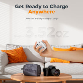 TESSAN USB ports provide up to 2.4A charging for devices