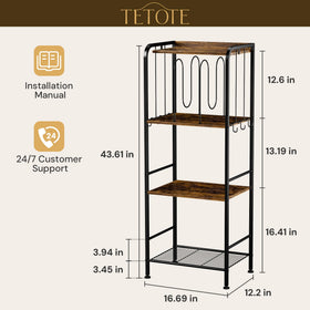 TETOTE top storage shelf offering easy access to essentials