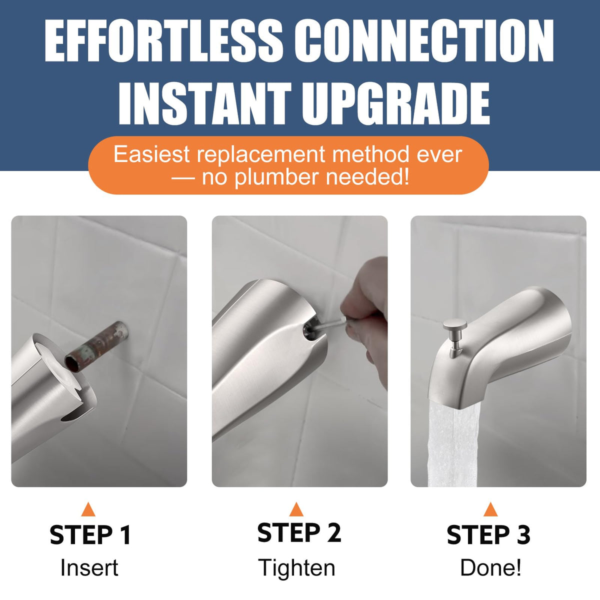 Durable metal construction prepared for daily use in bathrooms