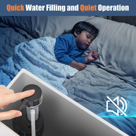 TEVIORA quiet refill and improved flushing power for daily use.