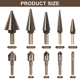 TEWORDA countersink-bit-set ensuring flush screw seating