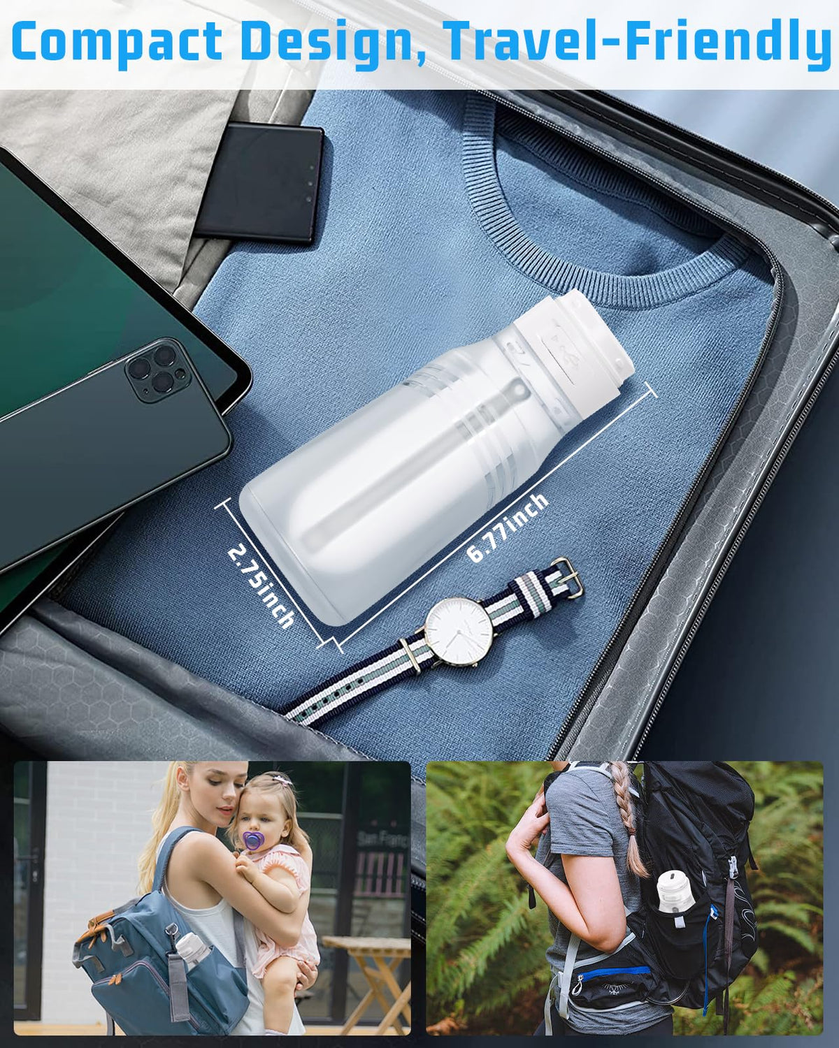 Texpot waterproof design ensures reliable daily use and leak protection.