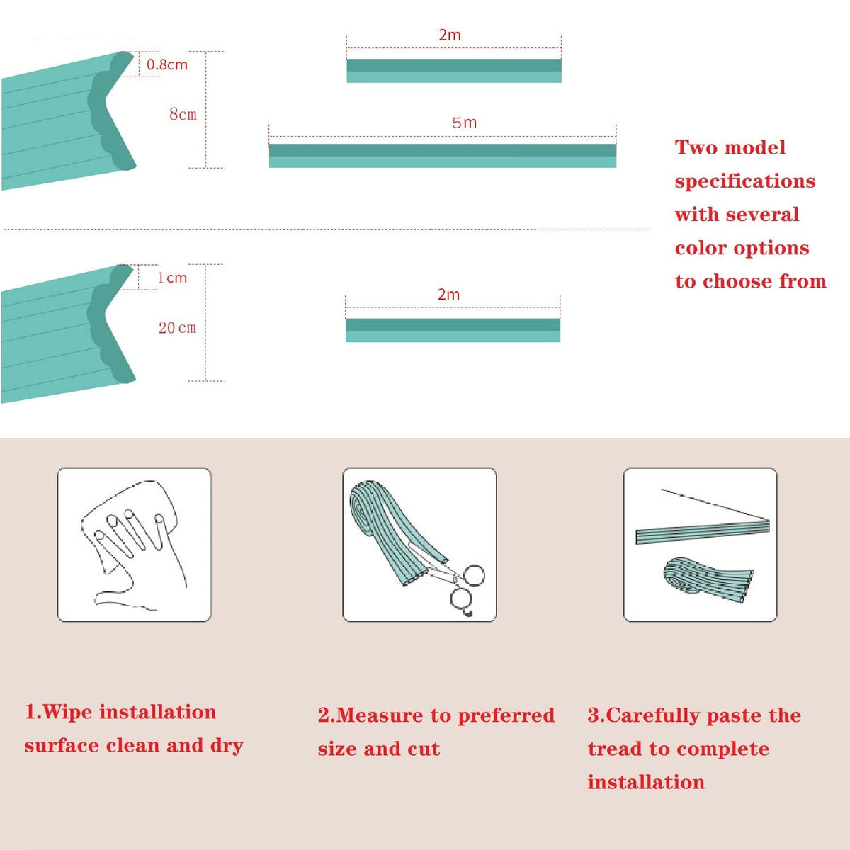 TFXXSJWY ladder pad easy to wipe clean with a damp cloth.