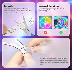 TFZBA LED strip lights 24V low-voltage safety and reliability.