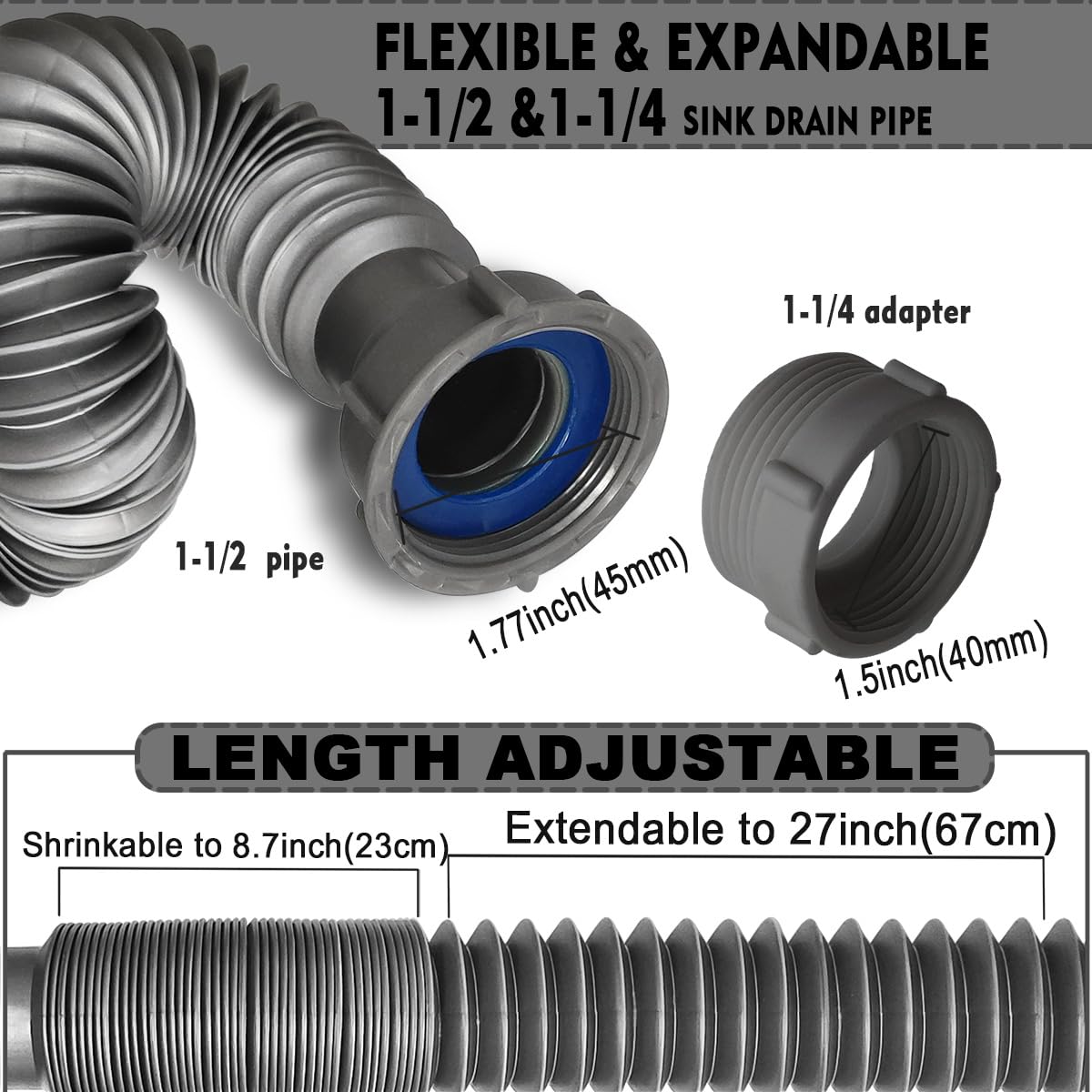 TGEOND sealing rings and tape ensure leak-free installation.