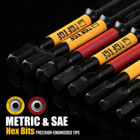 TGFTGF magnetic reinforced drill bits hold screws in place during use