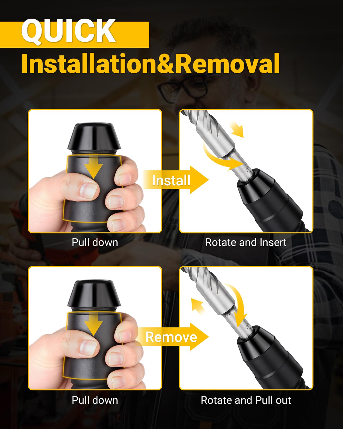 TGFTGF tight non-slip design reduces vibration for better control
