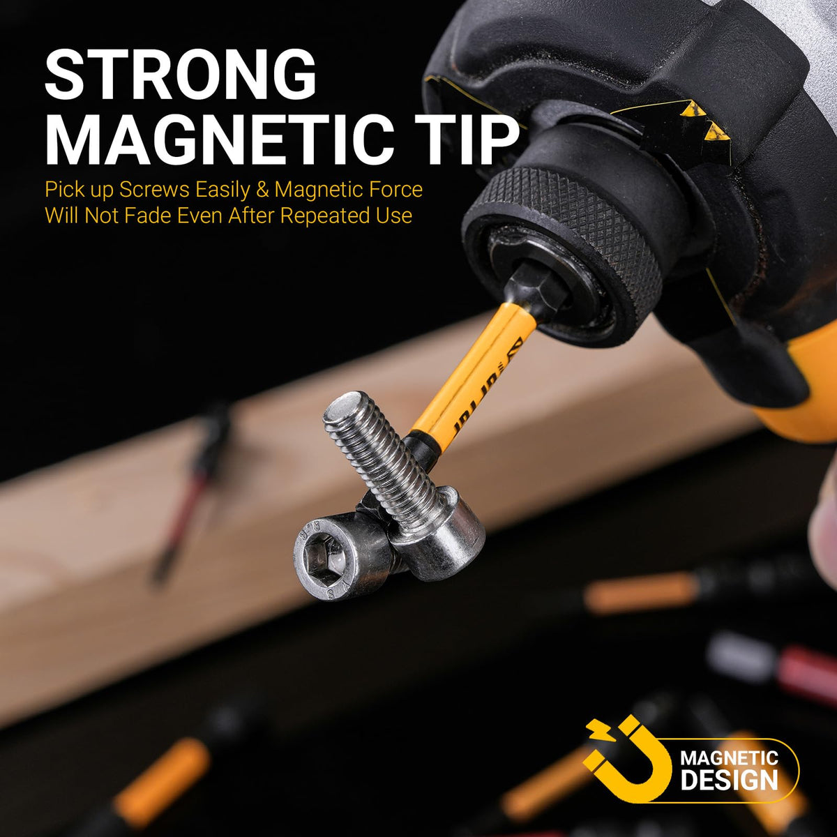 TGFTGF Rust-resistant manganese finish keeps bits looking new