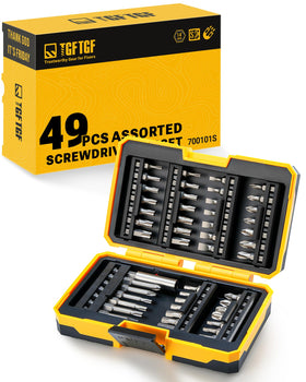 TGFTGF tamper-proof Torx bits in the compact case for secure fittings