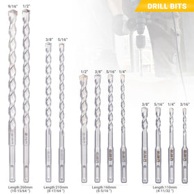 TGFTGF SDS-Plus bit head enables quick changes and precise drilling
