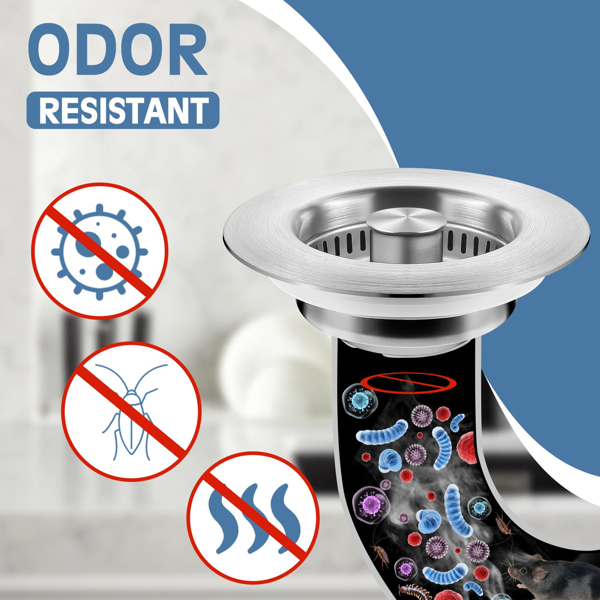 tgosomt brass-bounce-device ensures reliable pop-up action with long life.