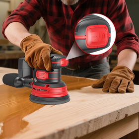 Optimized ventilation on ThagBrco sander helps prevent overheating during long sessions